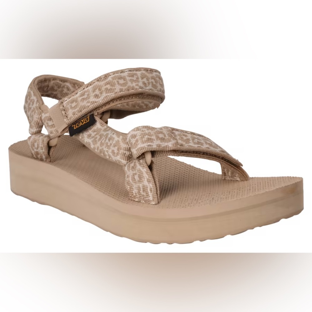 NWOB TEVA Midform Universal Sandals for Ladies - Dorinda Sesame - 8M